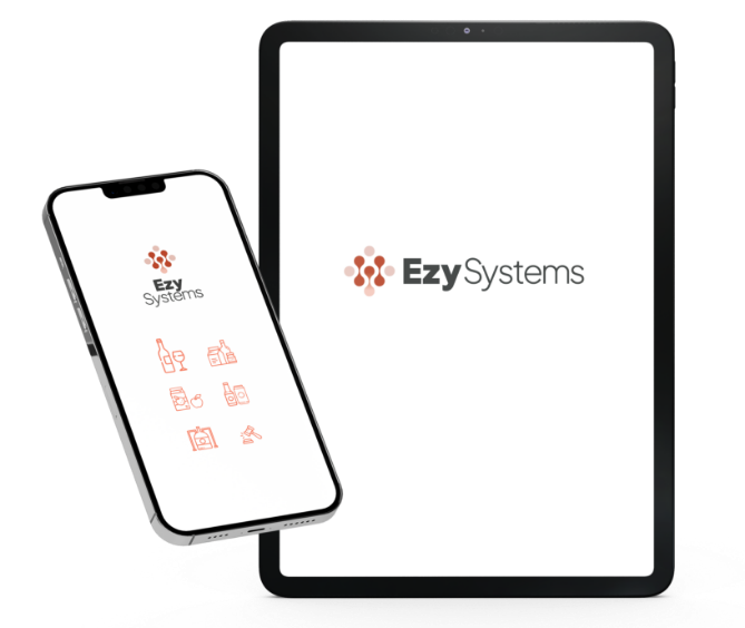 Tablet view of Ezy Systems software